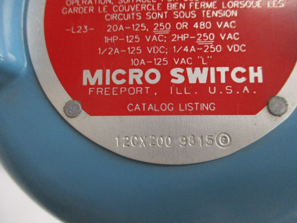 MICRO SWITCH 12CX200 (AS PICTURED) NSNP