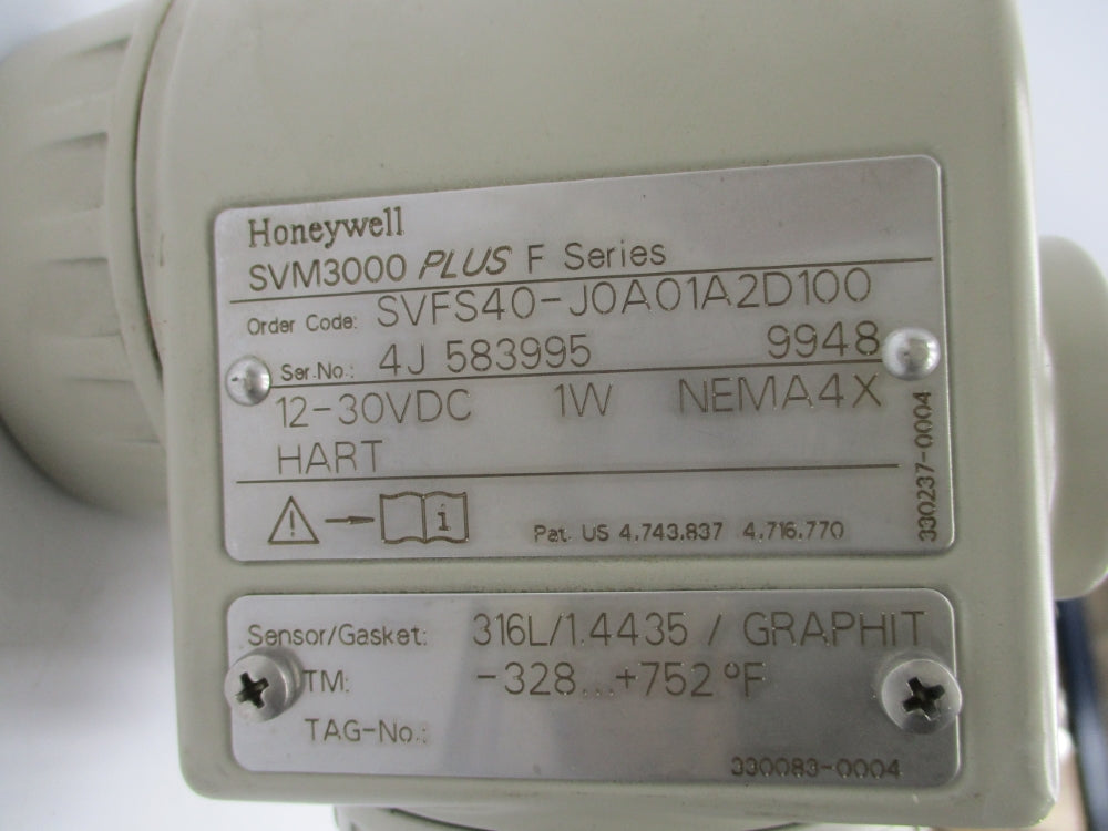 HONEYWELL SVFS40-J0A01A2D100 NSNP