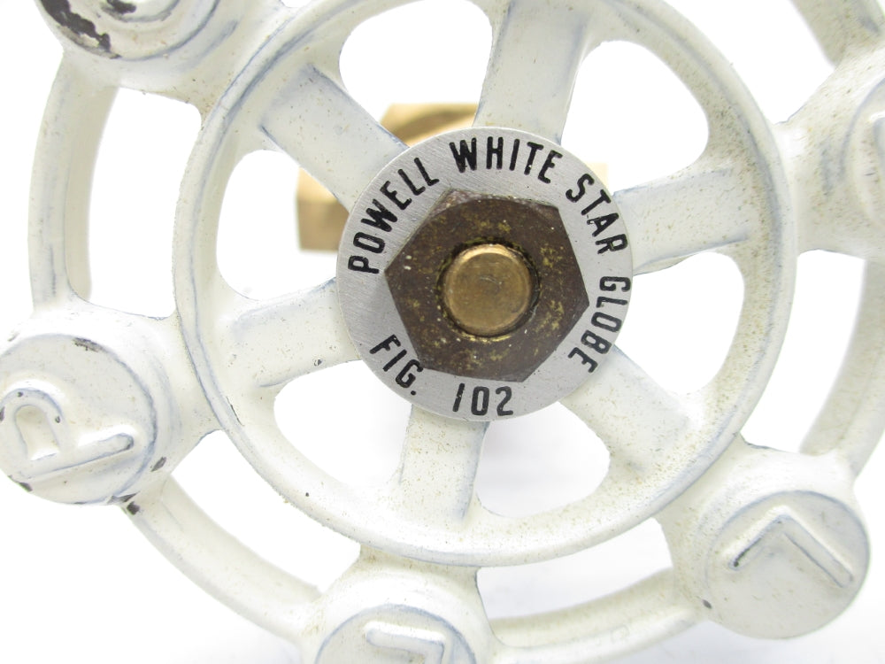 POWELL WHITE STAR GLOBE 102 UNMP