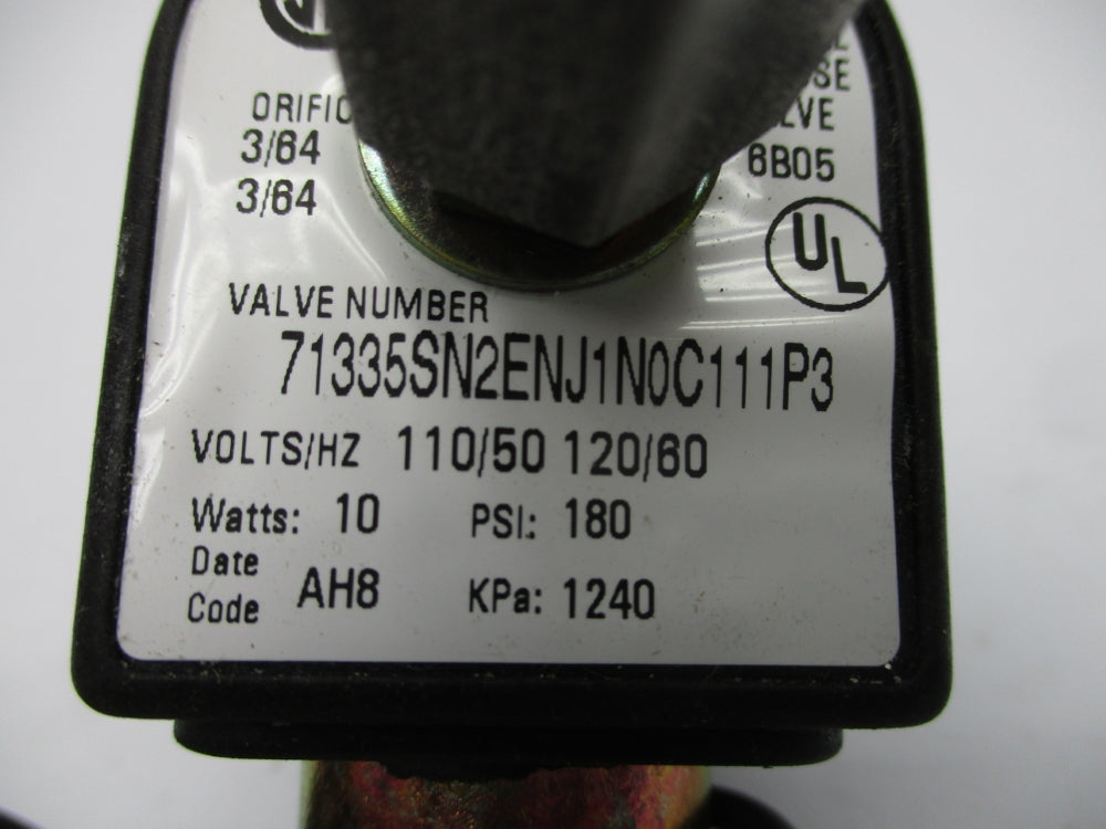 PARKER 71335SN2ENJ1N0C111P3 110/120V 180PSI NSNP