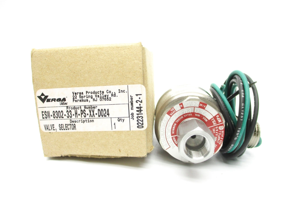 VERSA ESM-8302-33-H-PS-XX-D024 24VDC 150PSI NSMP