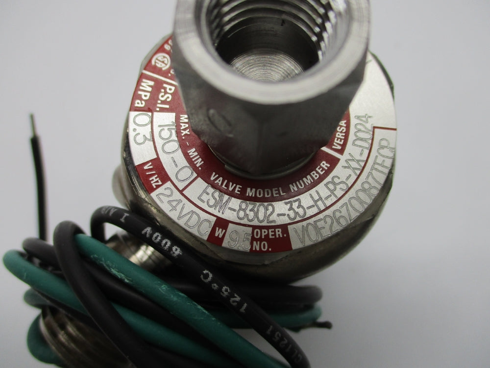 VERSA ESM-8302-33-H-PS-XX-D024 24VDC 150PSI NSMP