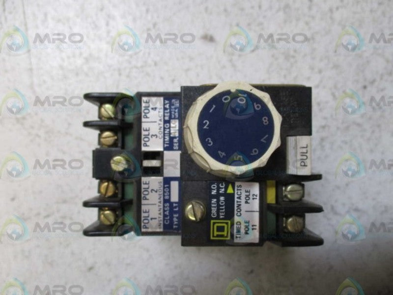 SQUARE D 8501-L0-40 CONTROL RELAY 120V *NEW NO BOX*