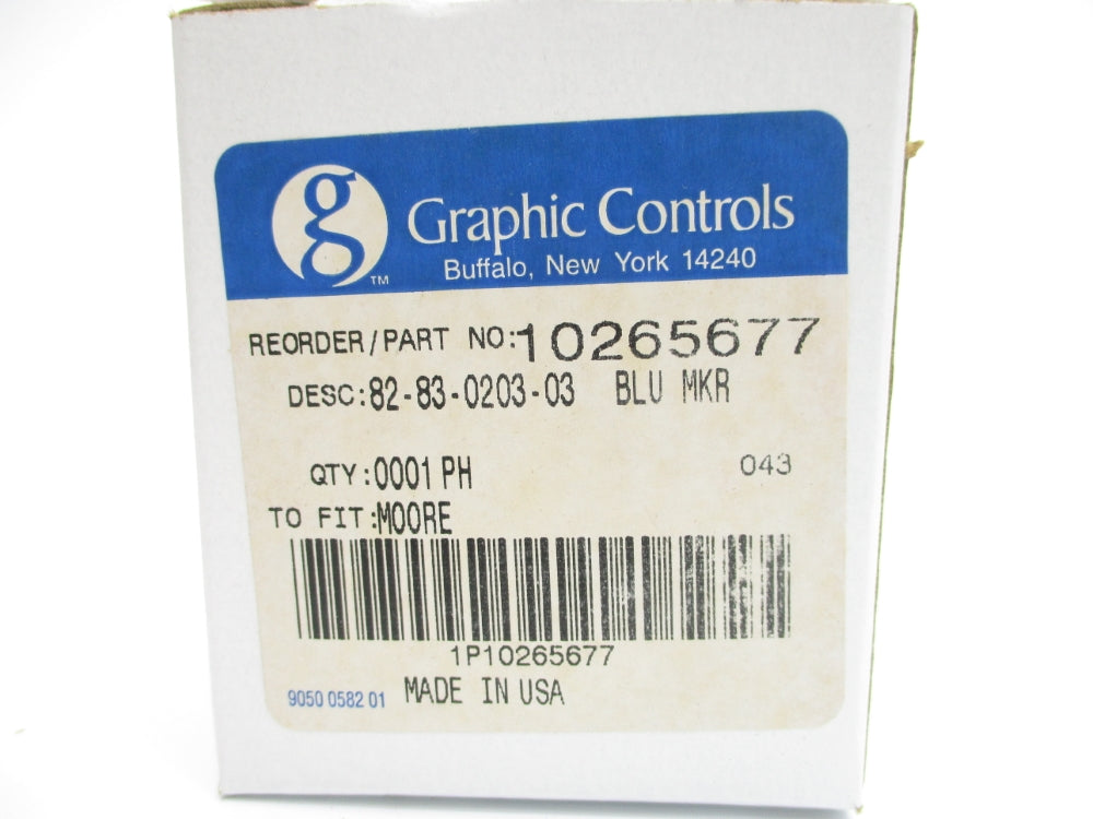 GRAPHIC CONTROLS 10265677 82-83-0203-03 (PKG OF 3) NSMP