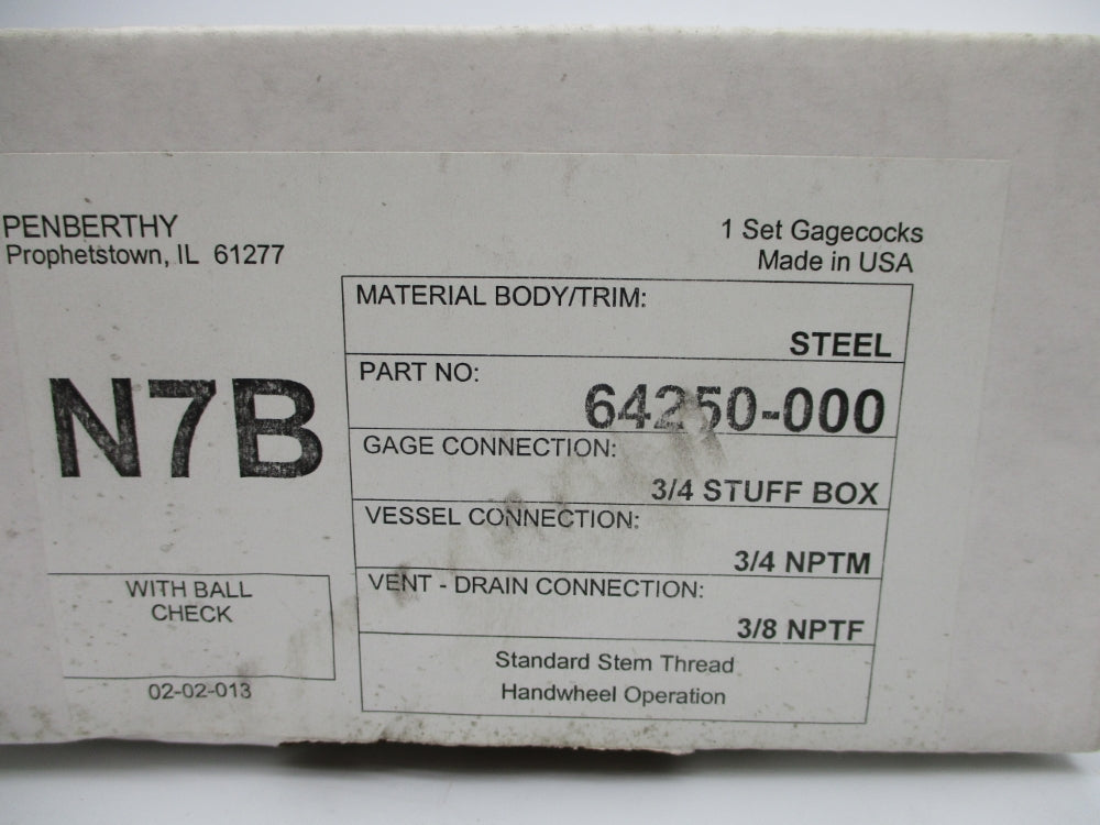 PENBERTHY 64250-000 500PSI NSMP
