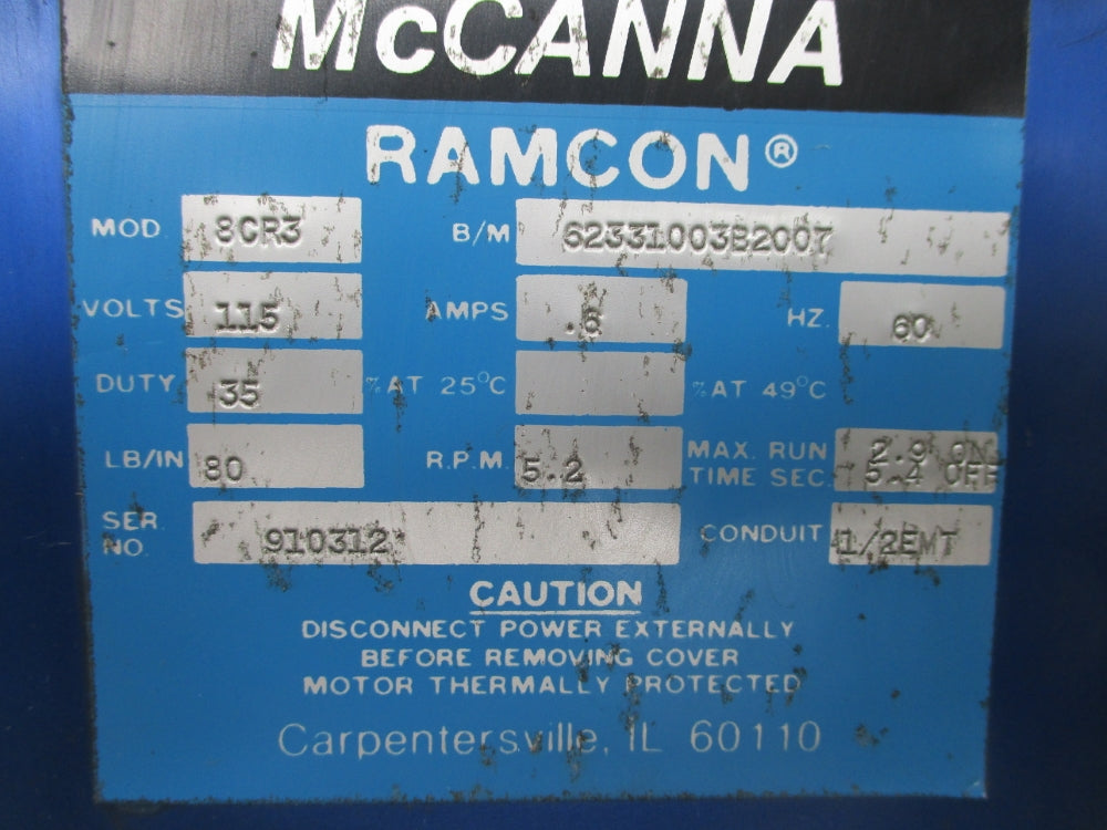MCCANNA 8CR3 UNMP