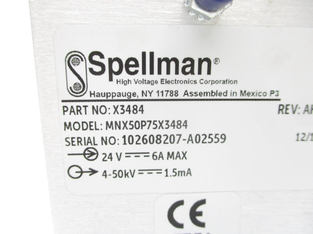 SPELLMAN MNX50P75X3484 X3484 UNMP