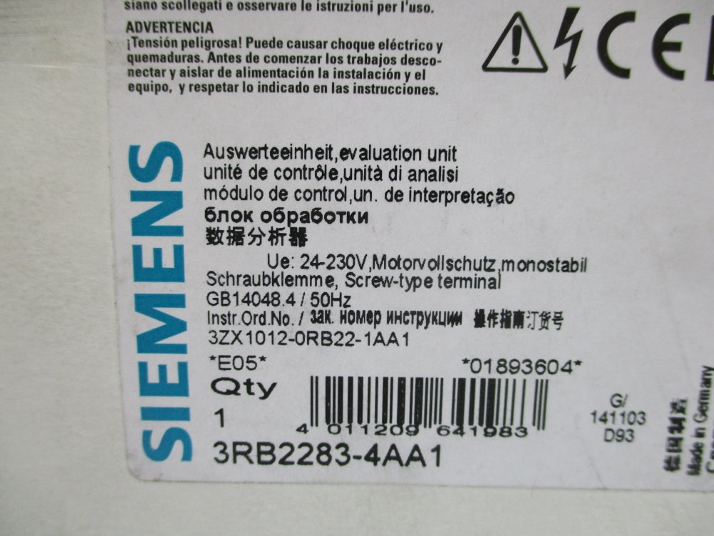 SIEMENS 3RB2283-4AA1 NSMP