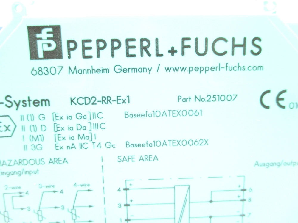 PEPPERL+FUCHS KCD2-RR-EX1 251007 NSNP