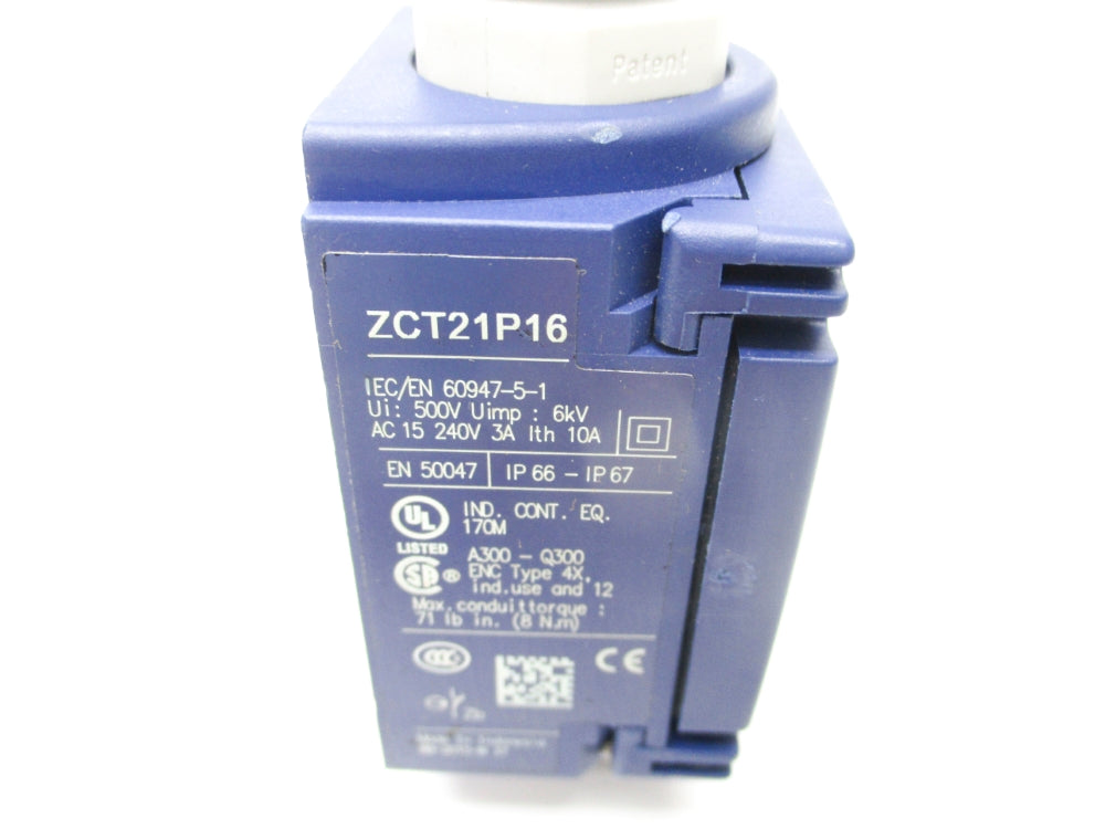 TELEMECANIQUE ZCT21P16 (AS PICTURED) NSNP