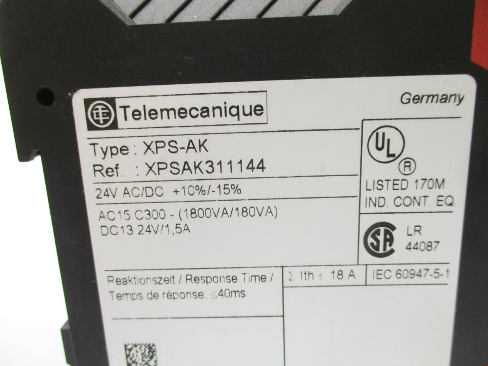 TELEMECANIQUE XPSAK311144 XPS-AK 24VAC/DC NSNP