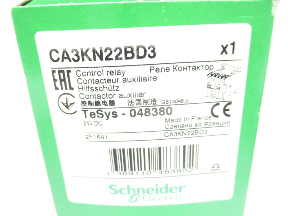 SCHNEIDER ELECTRIC CA3KN22BD3 24VDC 10A NSMP