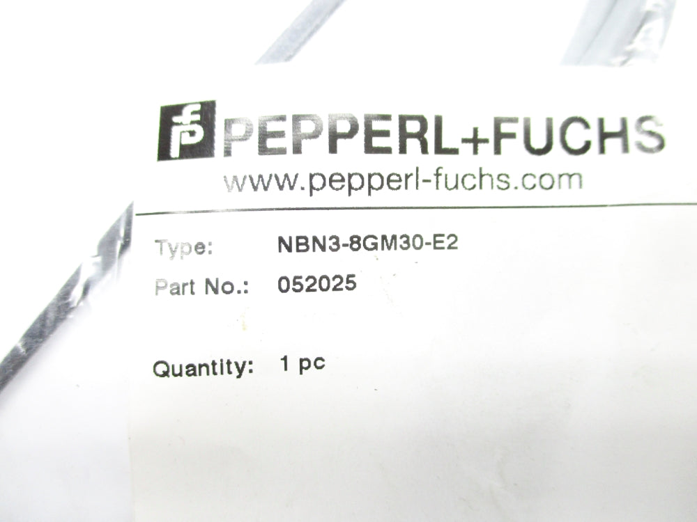 PEPPERL+FUCHS NBN3-8GM30-E2 052025 NSMP