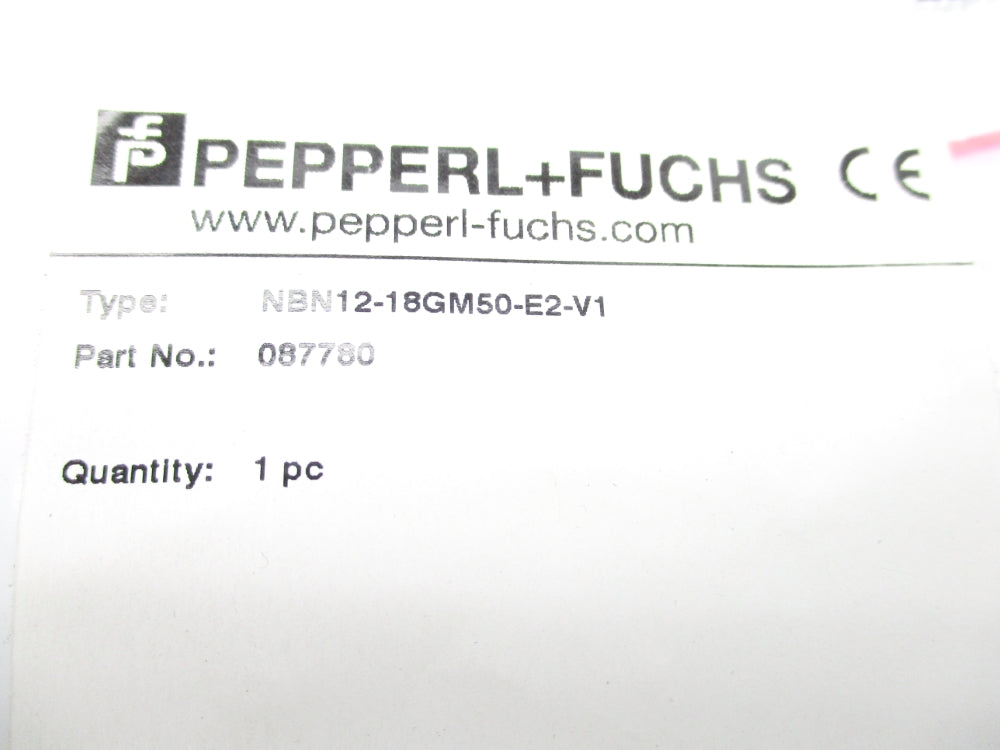 PEPPERL+FUCHS NBN12-18GM50-E2-V1 087780 NSMP