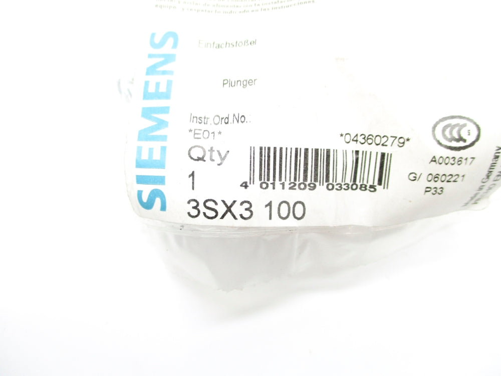 SIEMENS 3SX3100 NSMP