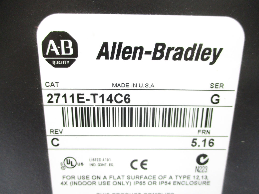 ALLEN BRADLEY 2711E-T14C6 SER. G NSNP