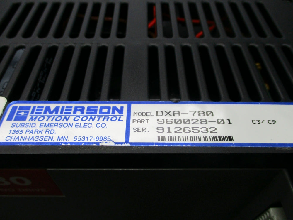 EMERSON DXA-780 960028-01 UNMP