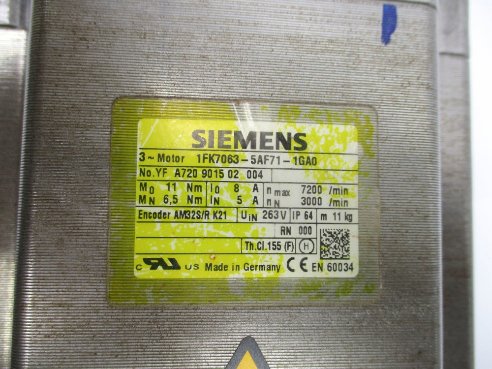 SIEMENS 1FK7063-5AF71-1GA0 NSNP