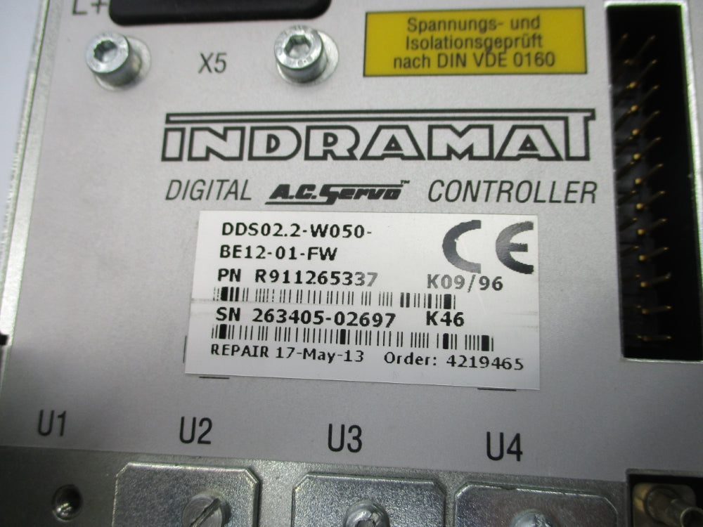 INDRAMAT DDS02.2-W050-BE12-01-FW R911265337 UNMP