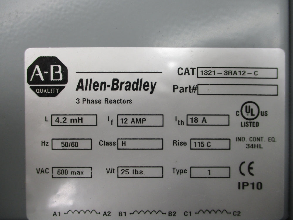 ALLEN BRADLEY 1321-3RA12-C NSNP