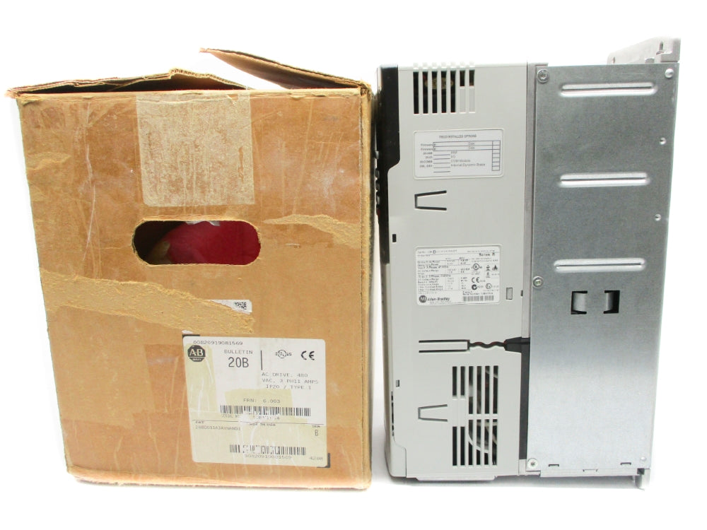 ALLEN BRADLEY 20BD011A3AYNAND1 SER. B F/W 6.003 (BR/WH) NSMP