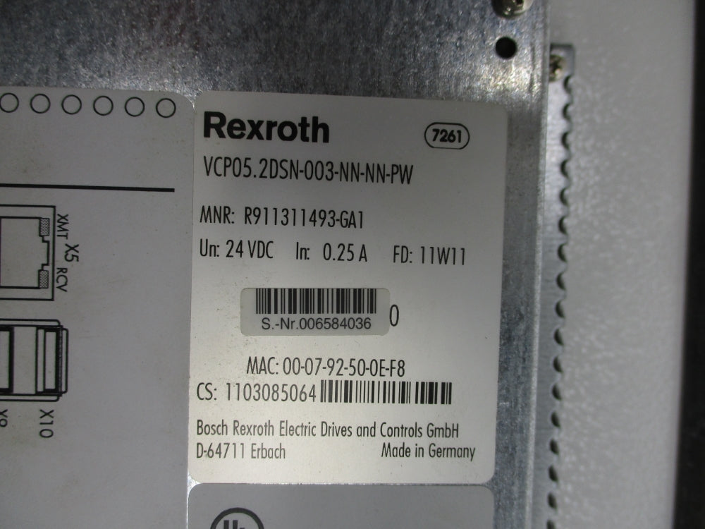 REXROTH VCP05.2DSN-003-NN-NN-PW R911311493-GA1 UNMP