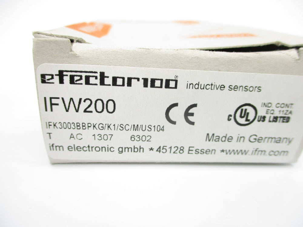 IFM EFECTOR IFK3003BBPKG/K1/SC/M/US104 IFW200 NSMP