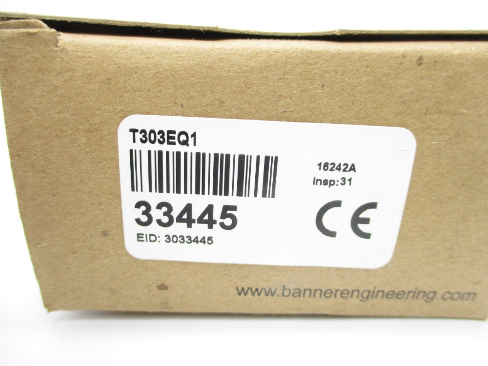 BANNER ENGINEERING T303EQ1 33445 NSMP