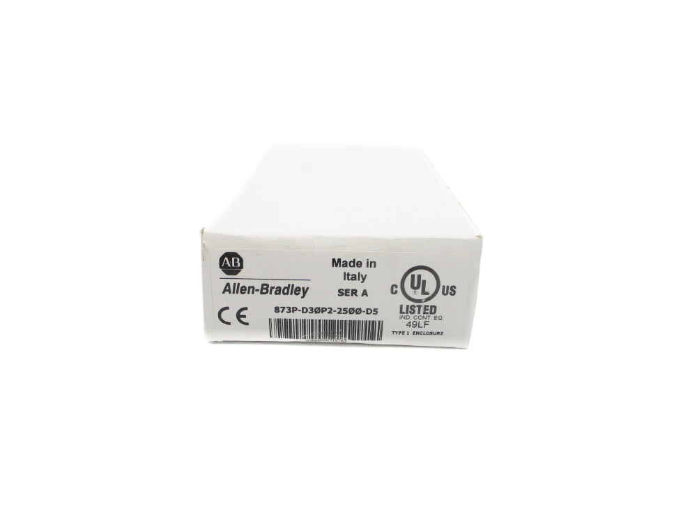 ALLEN BRADLEY 873P-D30P2-2500-D5 SER. A (WH) NSFS
