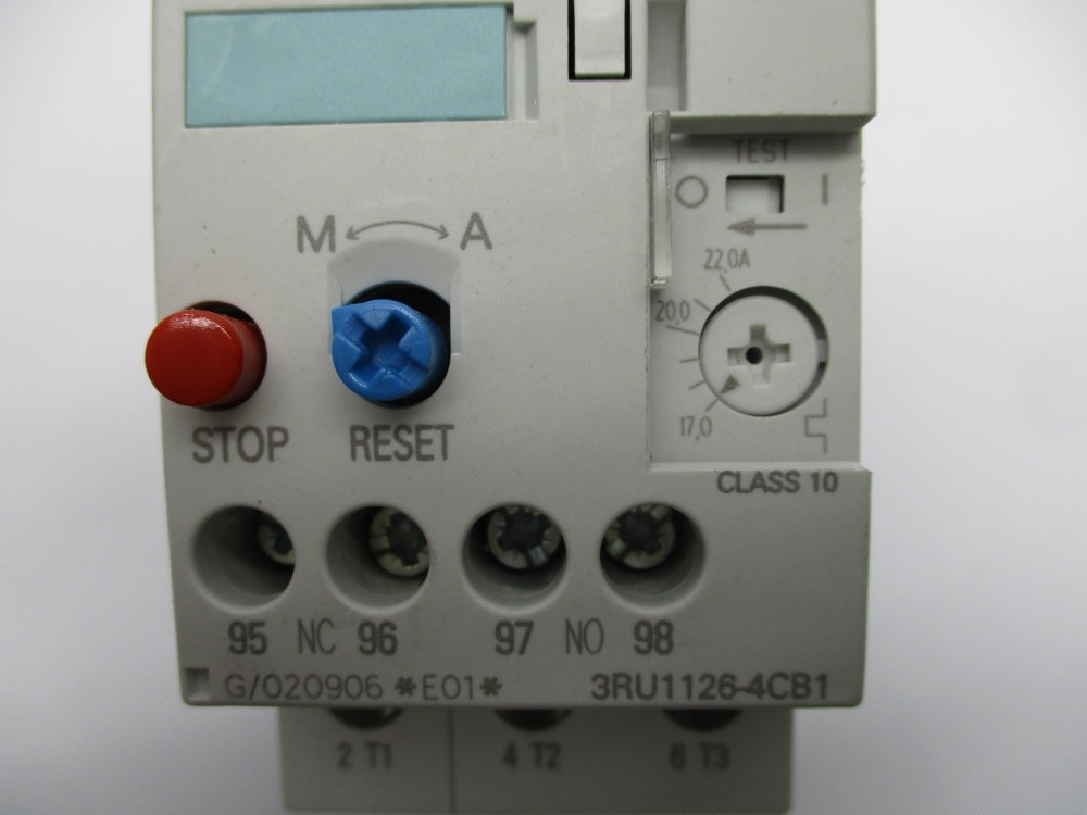 SIEMENS 3RU1126-4CB1 0.17-0.22A NSNP