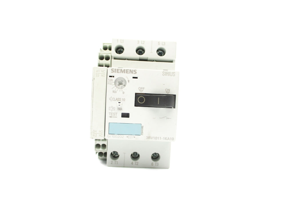 SIEMENS 3RV1011-1KA10 9-12A (AS PICTURED) NSNP