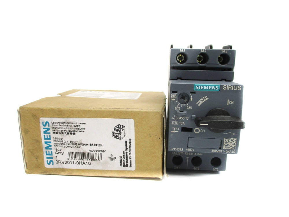 SIEMENS 3RV2011-0HA10 0.55-0.8A NSMP