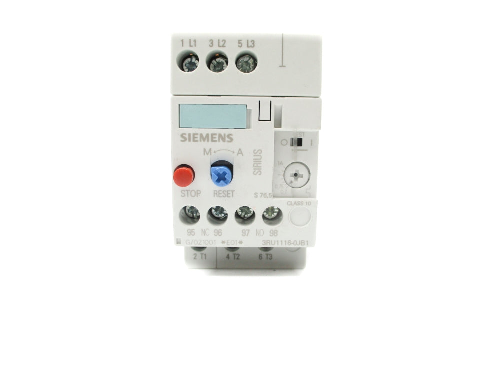 SIEMENS 3RU1116-0JB1 0.7-1A NSNP