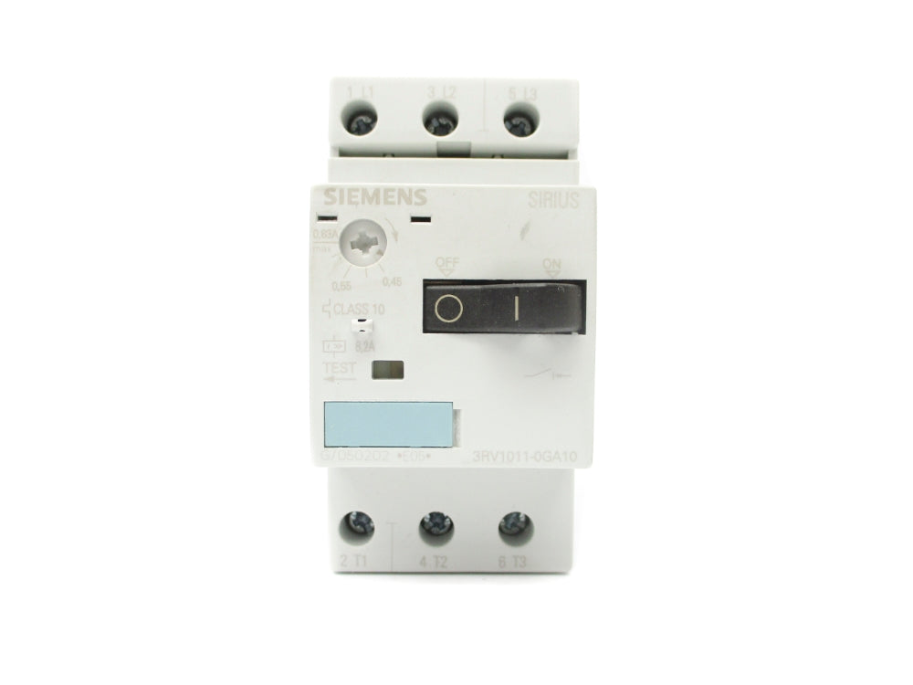 SIEMENS 3RV1011-0GA10 600V 0.45-0.63A NSNP