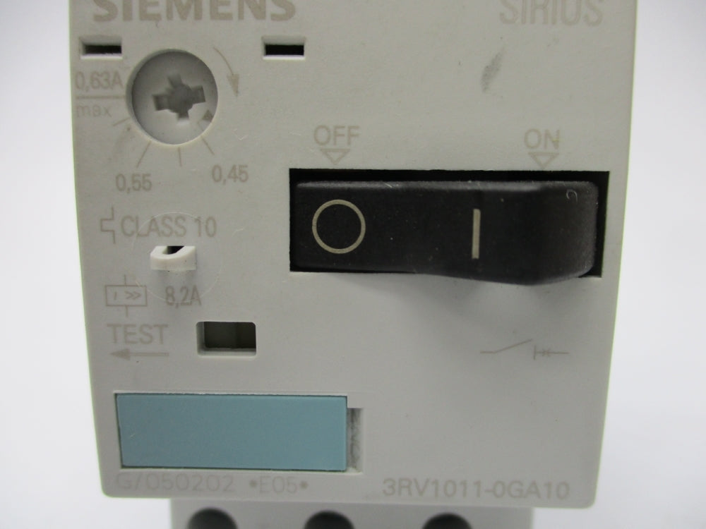 SIEMENS 3RV1011-0GA10 600V 0.45-0.63A NSNP