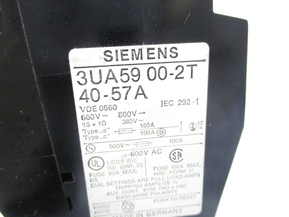 SIEMENS 3UA5900-2T 40-57A NSNP