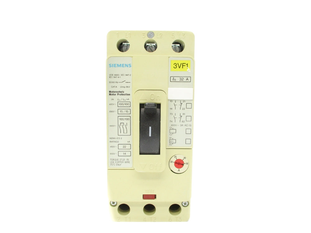 SIEMENS 3VF1231-1DE11-0AA0 22-32A 600V NSNP