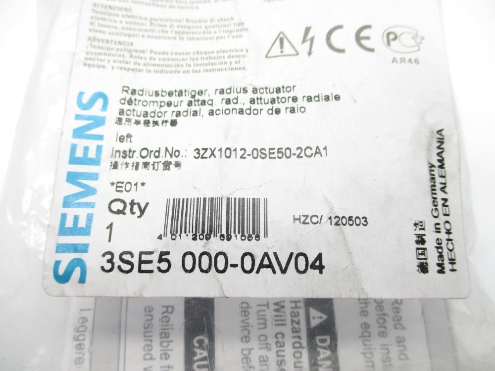 SIEMENS 3SE5000-0AV04 NSMP