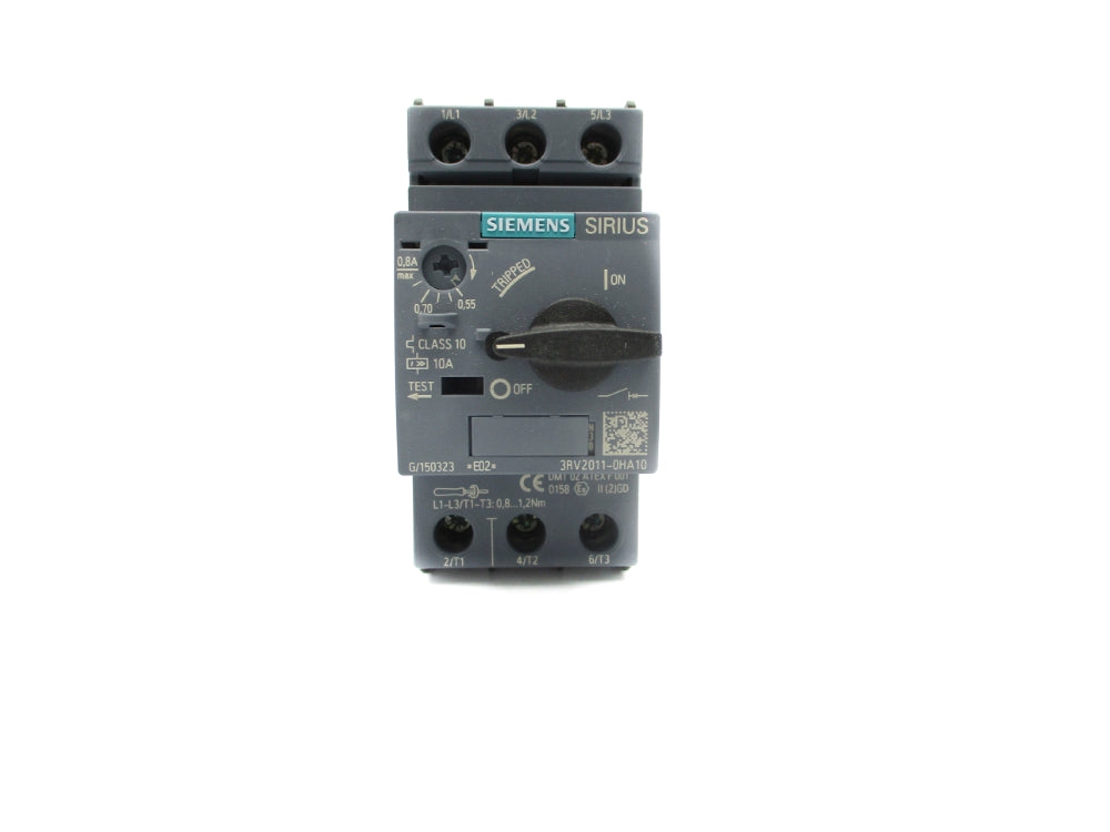 SIEMENS 3RV2011-0HA10 0.55-0.8A NSNP