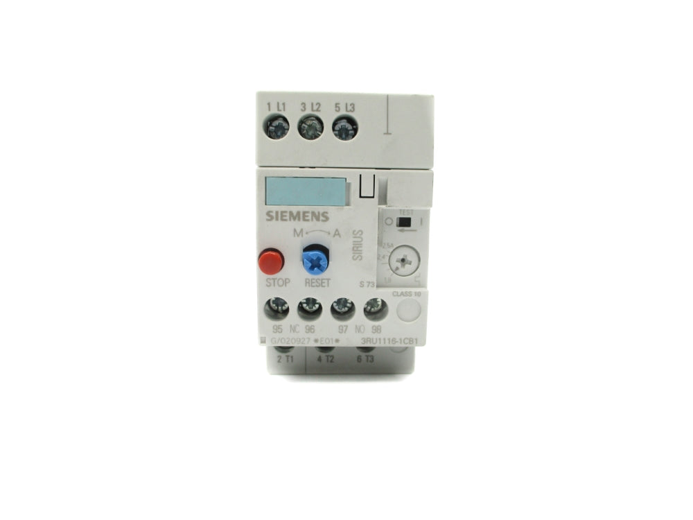 SIEMENS 3RU1116-1CB1 1.8-2.5A NSNP