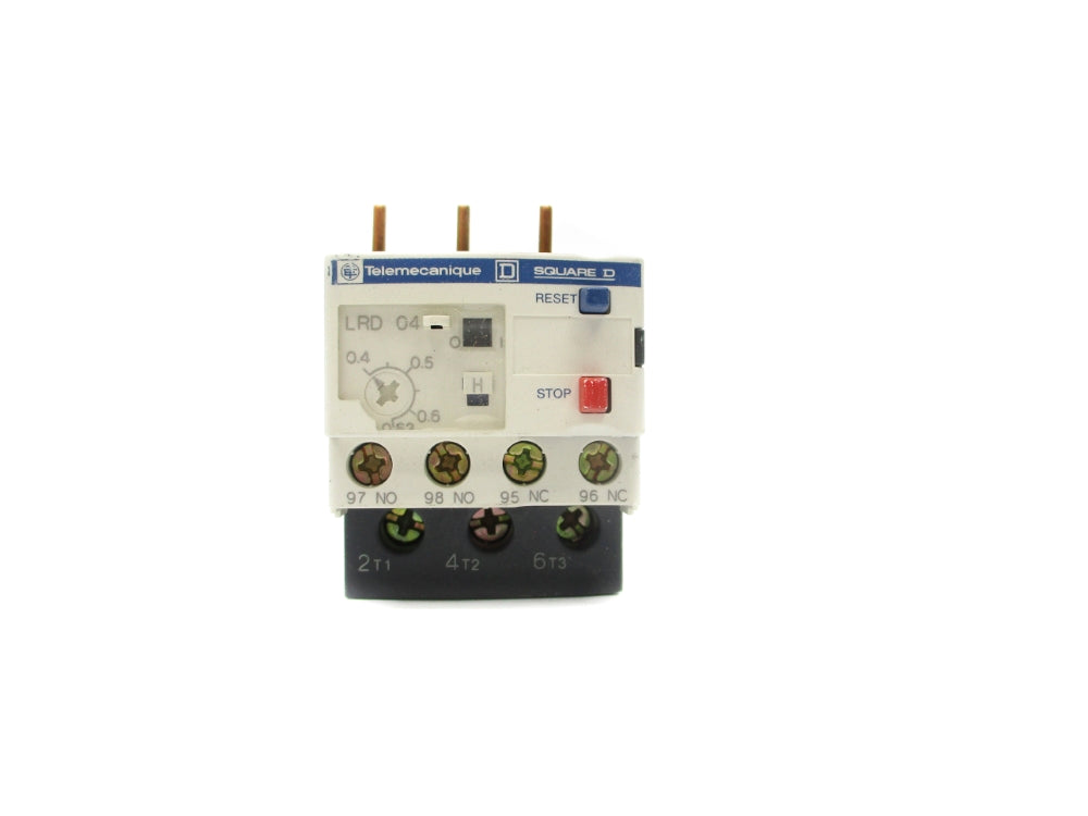 TELEMECANIQUE LRD04 600VAC 0.4-0.63A NSNP