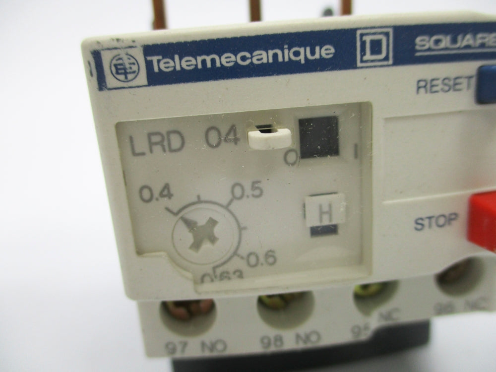TELEMECANIQUE LRD04 600VAC 0.4-0.63A NSNP