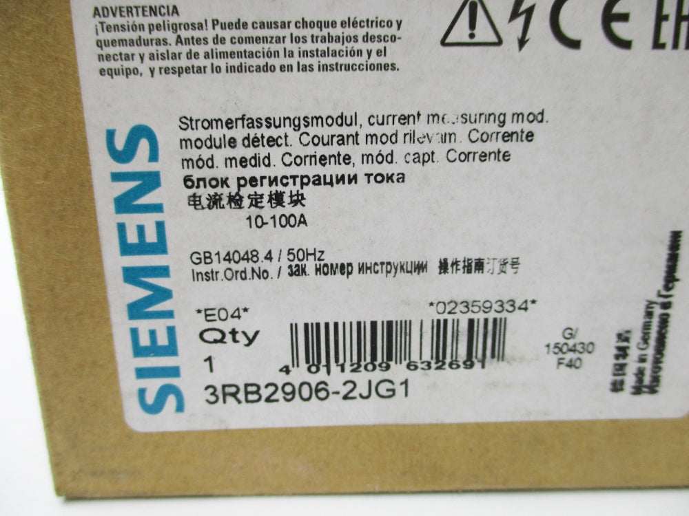 SIEMENS 3RB2906-2JG1 NSMP