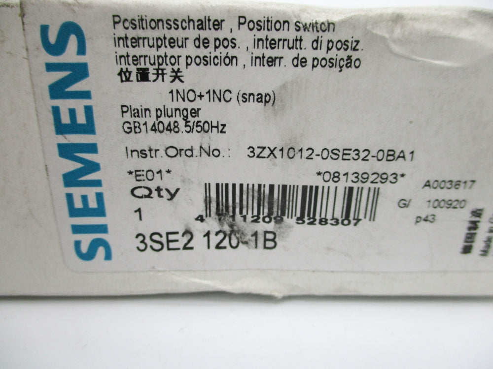 SIEMENS 3SE2120-1B NSMP