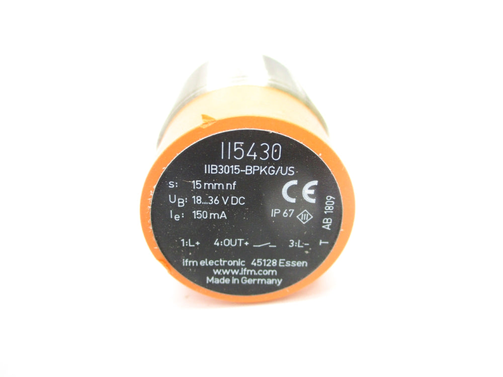 IFM EFECTOR IIB3015-BPKG/US II5430 NSNP