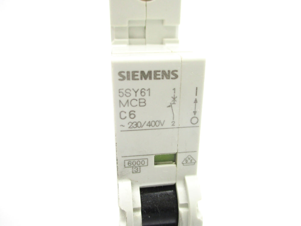 SIEMENS 5SY61MCBC6 230/400V 6A NSNP