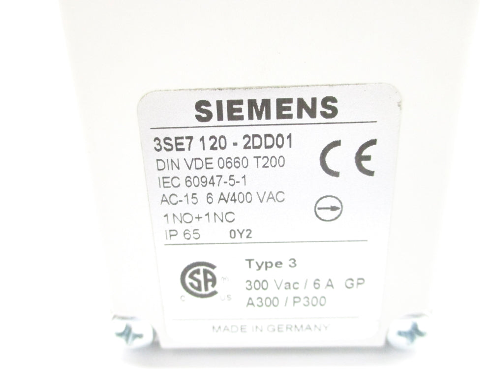 SIEMENS 3SE7120-2DD01 NSNP