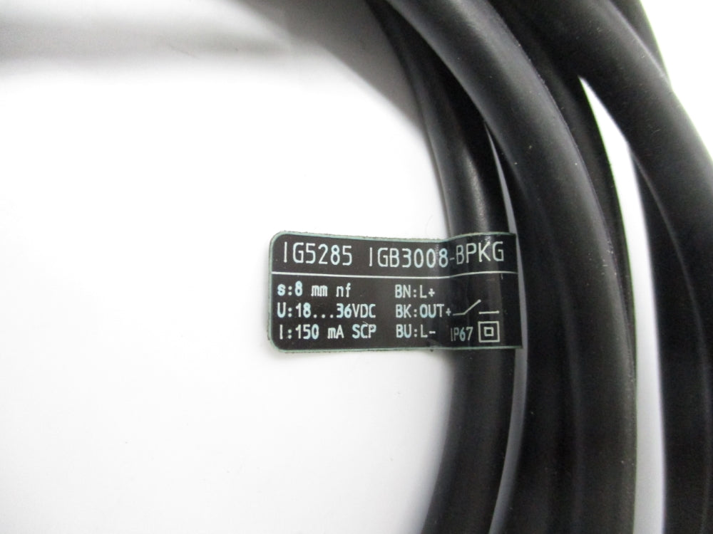IFM EFECTOR IGB3008-BPKG IG5285 NSNP