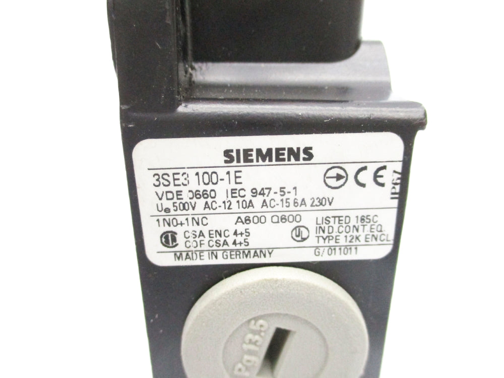 SIEMENS 3SE3100-1E (AS PICTURED) NSNP