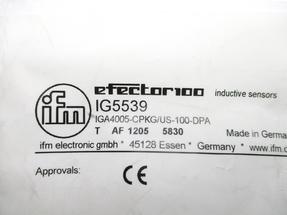 IFM EFECTOR IGA4005-CPKG/US-100-DPA IG5539 NSMP